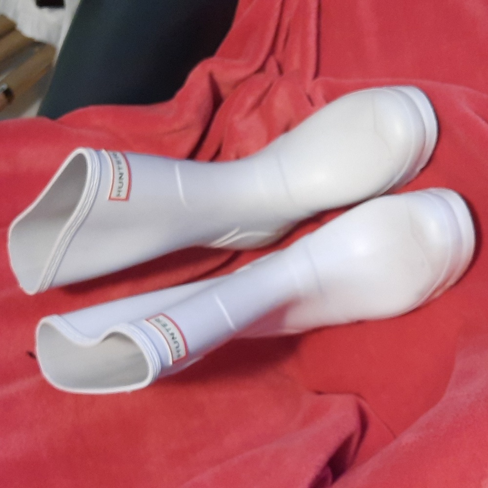 Hunter White Women's Rain Boots